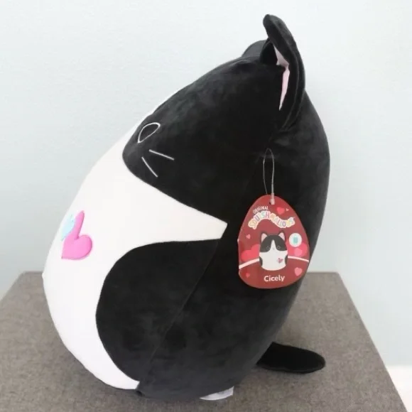 Squishmallow Valentines 2025 Cicely the Cat 16 inch NEW with Tags - Picture 3 of 5